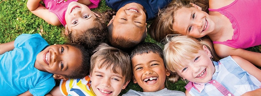 group of young children